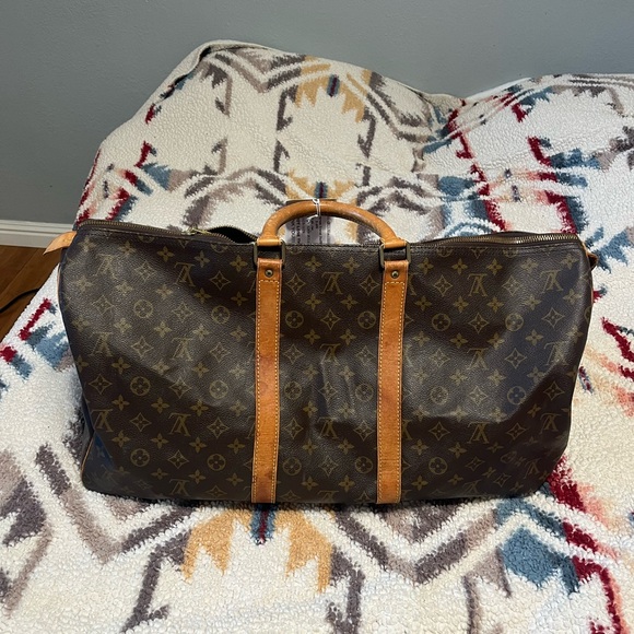 Louis Vuitton Brown Monogram Duffle Bag - Picture 2 of 12